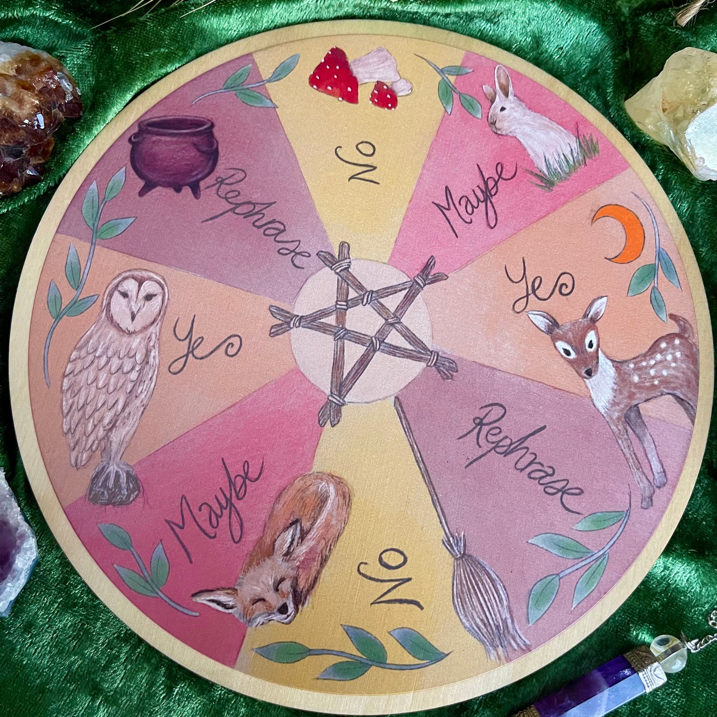 Woodland Witches Pendulum Board